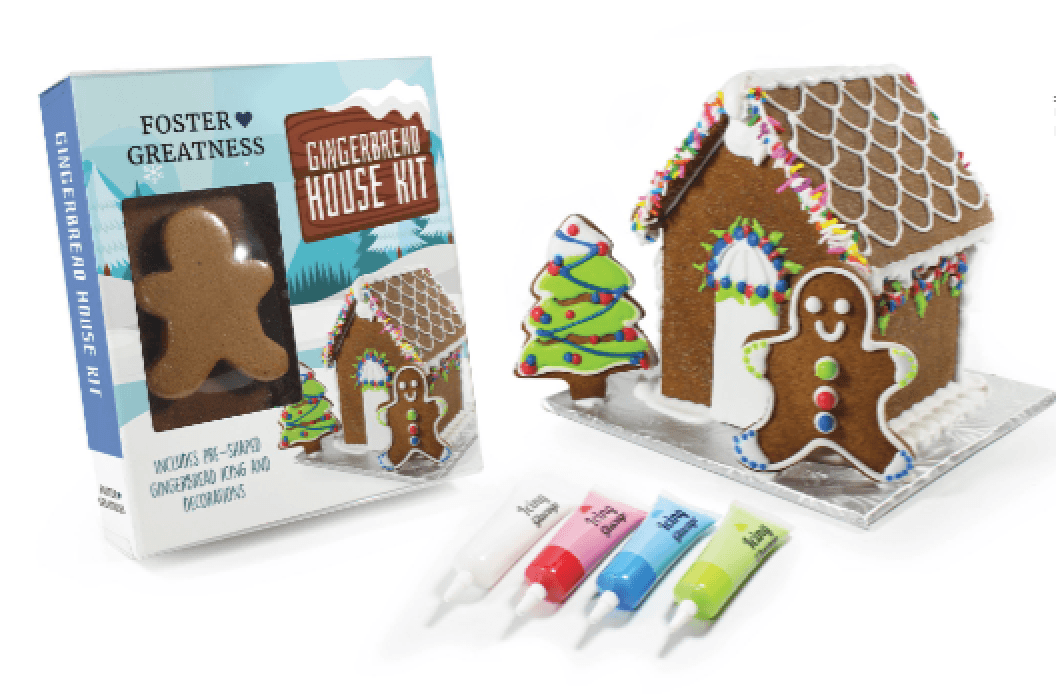 Gingerbread house kit with all supplies included